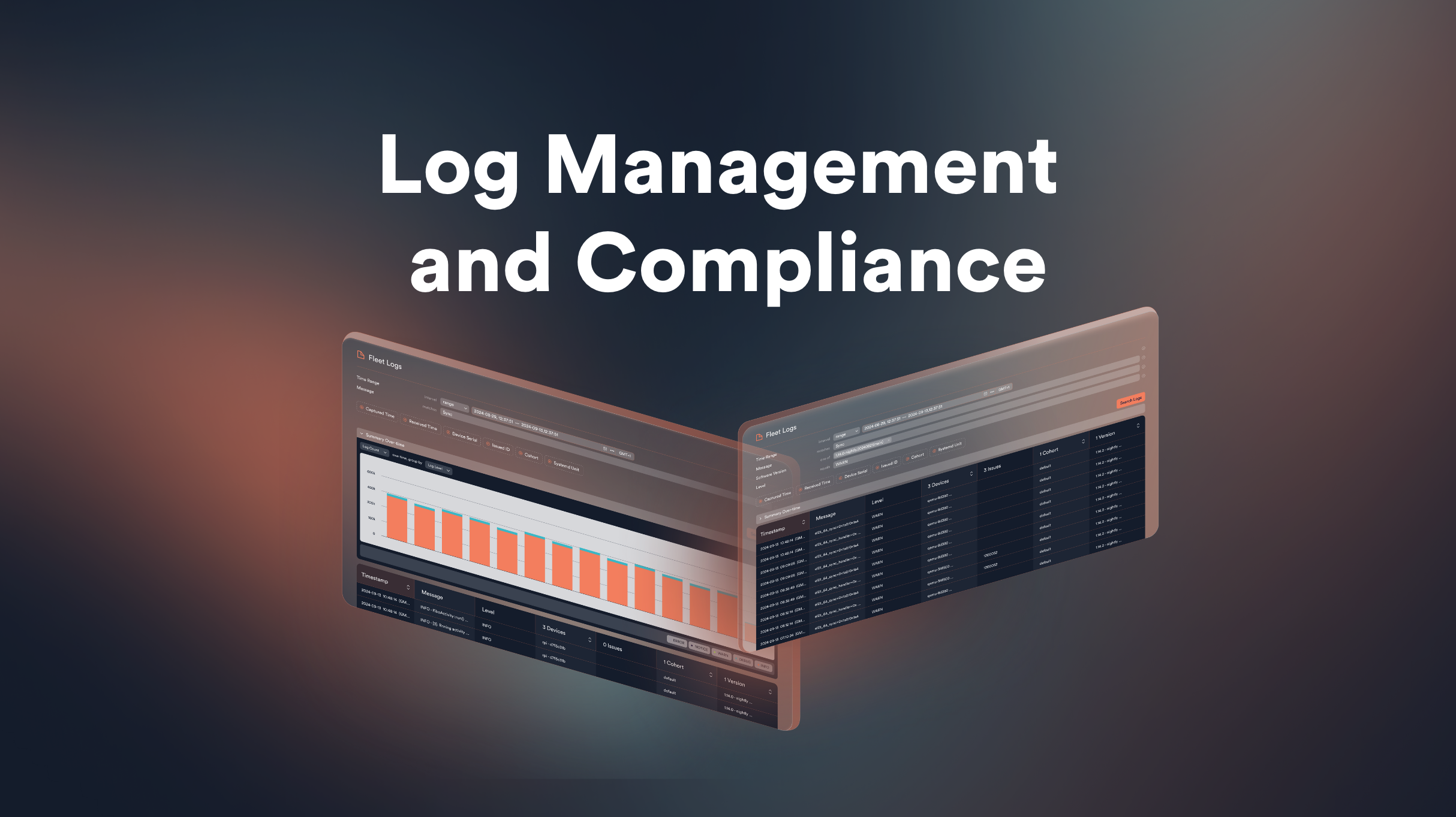 log management launch